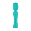 Turquoise FemmeFunn Ultra Wand vibrator by itself