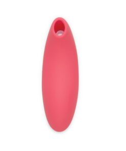 Pink We-Vibe Melt bluetooth and app controlledÂ air pulse and suction vibrator facing forward on a white background