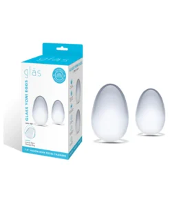 Glas 2-Piece Glass Yoni Egg Set