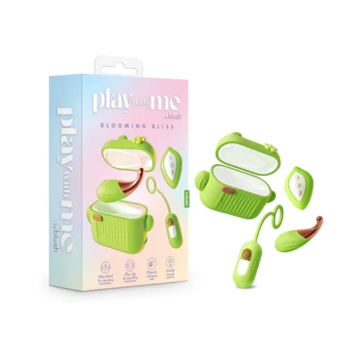 Blooming Bliss Vibrators in Travel Case- Green