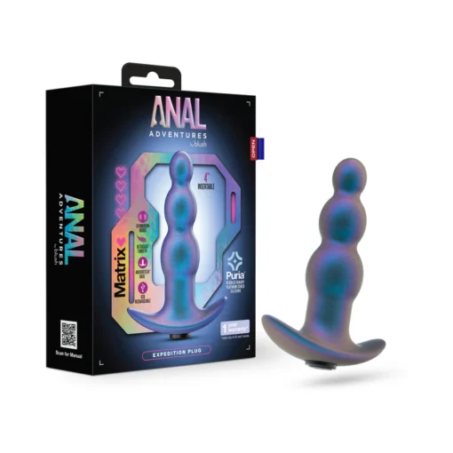 Anal Adventures Matrix Expedition Plug Lunar Blue