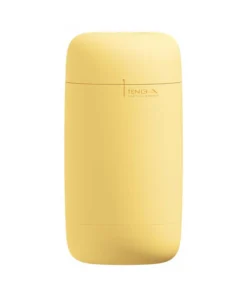 Tenga Puffy stroker in custard yellow