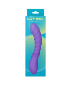 Ribbed Vibrator Purple