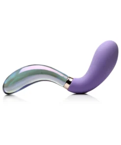 Prisms 10X Pari Dual Ended Wavy Silicone/Glass Vibrator