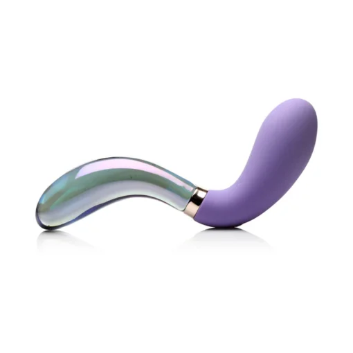 Prisms 10X Pari Dual Ended Wavy Silicone/Glass Vibrator