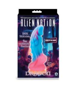 9 in. Silicone Glow-in-the-Dark Dragon Dildo