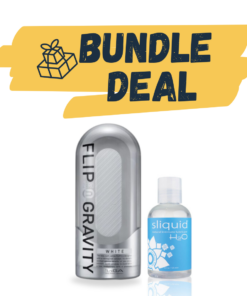 Tenga Flip Zero Gravity (White)+ Sliquid H2O Lube Bundle