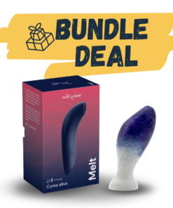 We-Vibe Melt + Uberrime Suavi Vaginal Plug Bundle