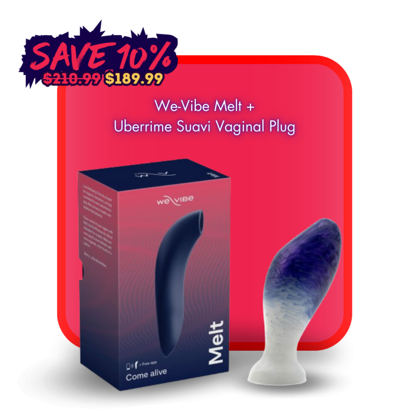 We-Vibe Melt +
Uberrime Suavi Vaginal Plug