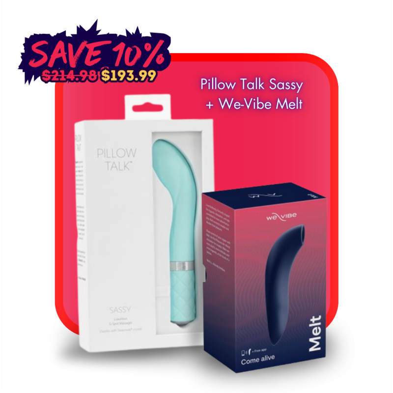 Pillow Talk Sassy 
+ We-Vibe Melt