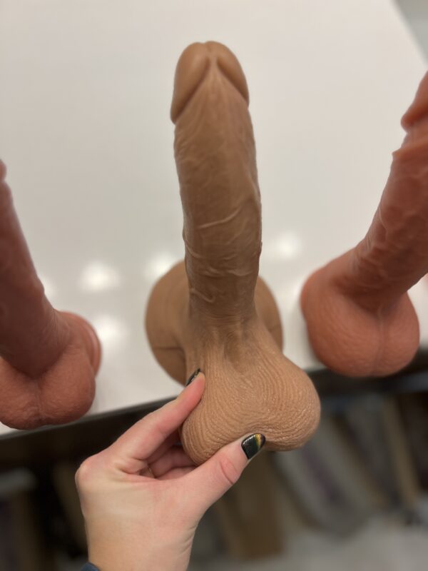 Rebel Fukena Dildo - squishy balls being squished