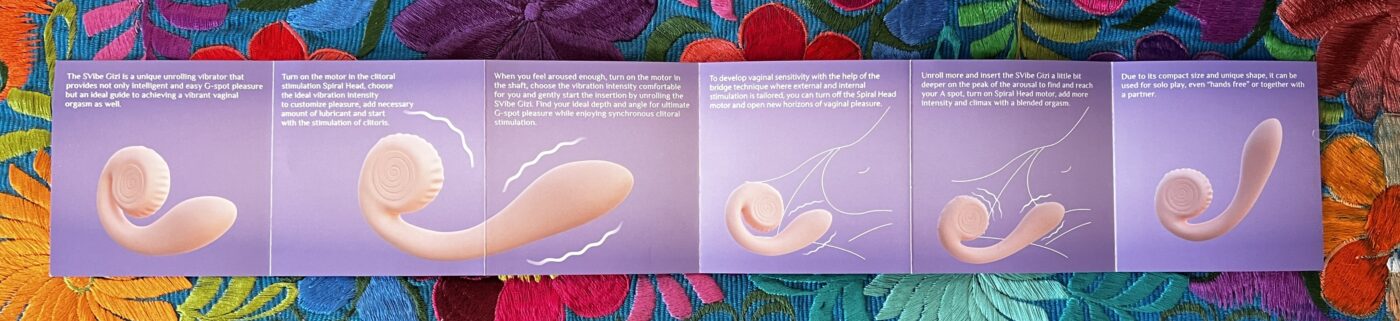 Svibe Gizi instruction pamphlet 