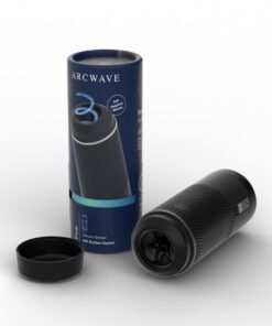 View of the Arcwave Pow Silicone Masturbator next to the box