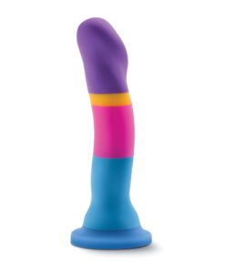 Avant D1 Hot n CoolÂ platinum siliconeÂ dildo that is 6" long and 1.5" wide