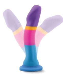 Avant D1 Hot n CoolÂ platinum siliconeÂ dildo with a very flexible but firm shaft