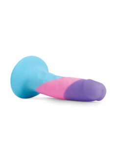 Avant D15 Visions Of Love platinum silicone body safe dildo on side