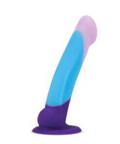 Avant D16 Purple Haze platinum silicone body safe dildo with straight shaft