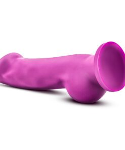 Avant D7 Ergo Violet platinum silicone body safe dildo with strong suction cup