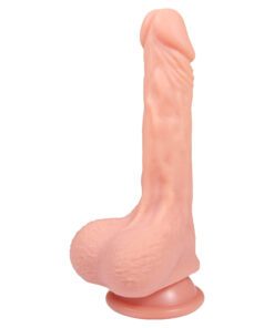 Alternate diagonal view of the Fukena HookupÂ silicone dildo