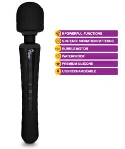 Black Viben Obsession Wand with features