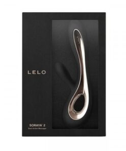 Black Lelo Soraya g-spot vibrator in box