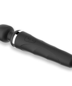 Black Lovense Domi 2 bluetooth app controlled wand vibrator by itself