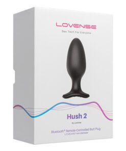 2.25" Lovense Hush 2 butt plug in the box