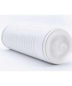 White Lovense Max 2 masturbator and vibrator with bluetooth app control by itselfÂ 