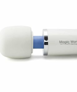 Authentic Magic Wand Rechargeable cordless battery powered wand vibrator closeup of silicone head