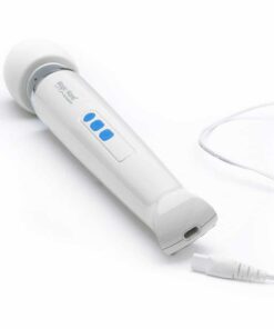 Authentic Magic Wand Rechargeable cordless battery powered wand vibrator closeup of charging cord