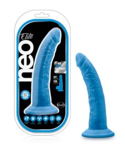 Neo Elite blue dildo in 7.5