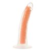 Neo Elite 7.5" Glow in the dark orange dildo