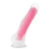 Neo Elite 7.5" Glow in the dark pink dildo