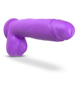 Large Neo Elite Purple dildo facing forward