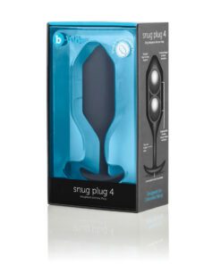 Extra Large Black Snug Plug in the box