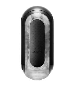 Black Tenga Flip Zero masturbator on a white background