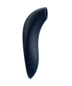 Blue colored We-Vibe Melt air pulse vibrator facing the side