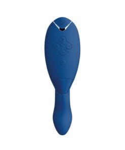 Top shot of the Womanizer Duo Vibrator in Blue