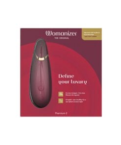 Box of the Bordeaux Womanizer Premium 2 Air Pulse Vibrator